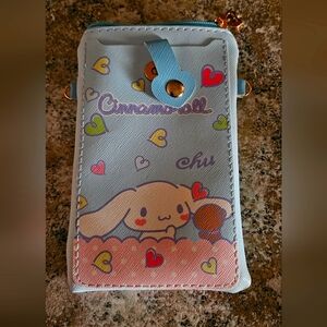 "Cinnamoroll" crossbody coin purse